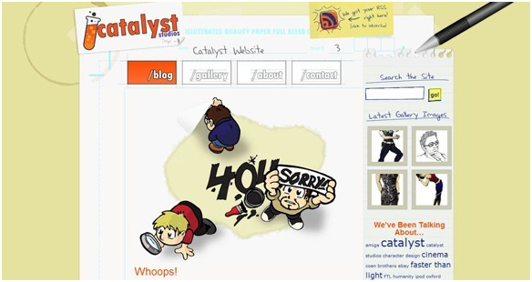 獨(dú)特的404頁(yè)面設(shè)計(jì)